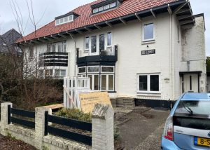 Tijdens de renovatie